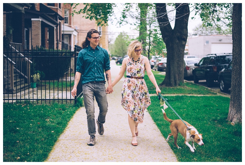 Chicago At Home Engagement Session