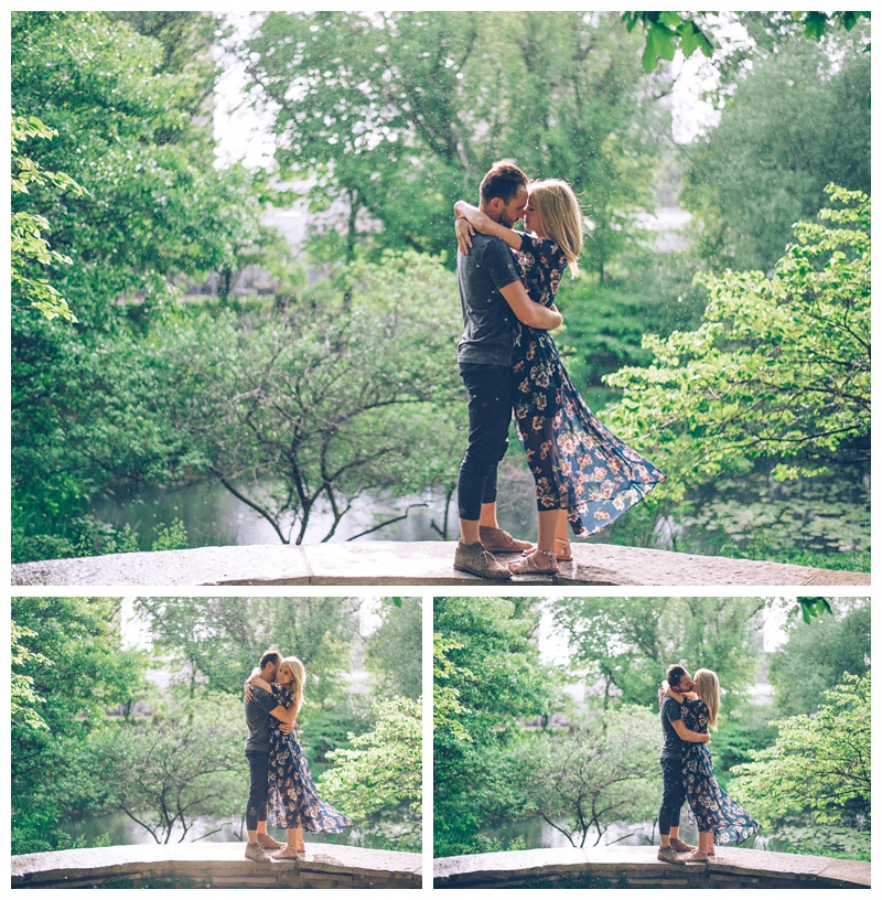 Caldwell Alfred Lily Pool Engagement Chicago