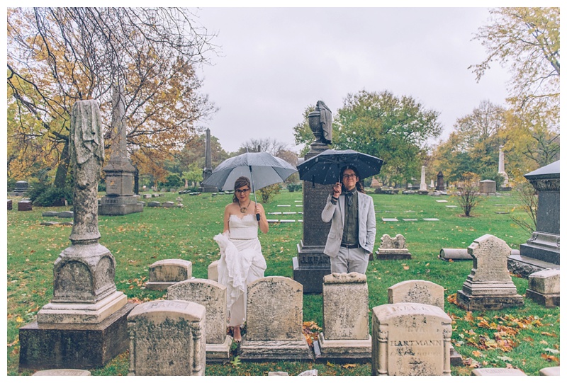 Chicago DANK Haus Halloween Wedding Photographer