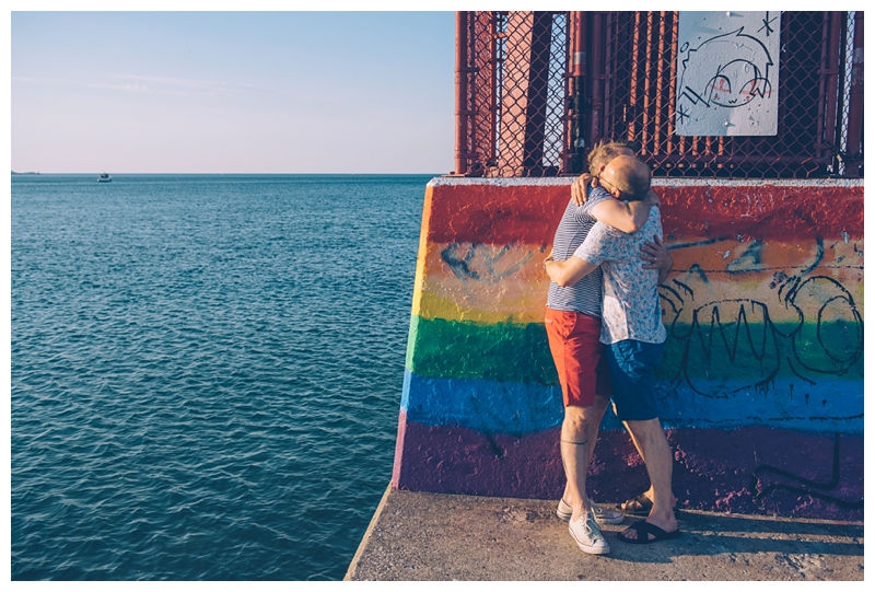Hollywood Beach Same-Sex Chicago Engagement Session