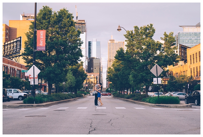 Chicago West Loop Engagement Session
