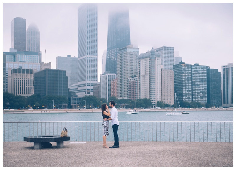 Chicago Surprise Proposal Photographer | Olive Park | Ed & Aileen